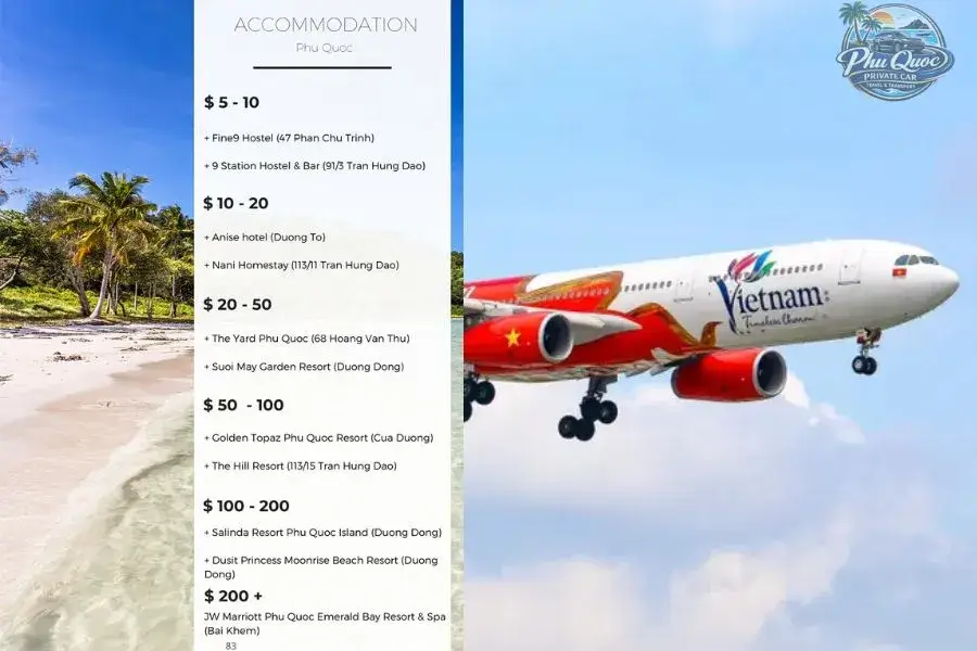 Cheap flights and accommodations during low season
