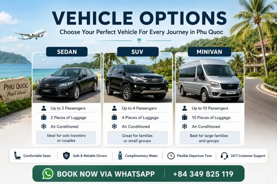 Salinda Resort To Sunset Town By Private Car - Phu Quoc Private Car