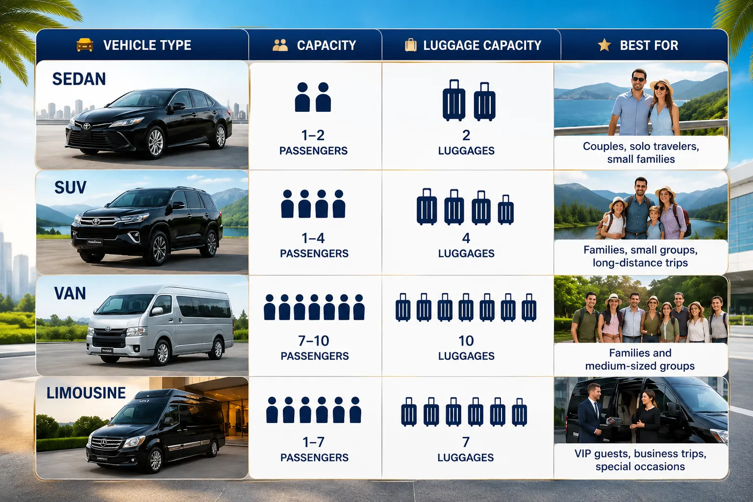 Transportation Options - Phu Quoc Private Car