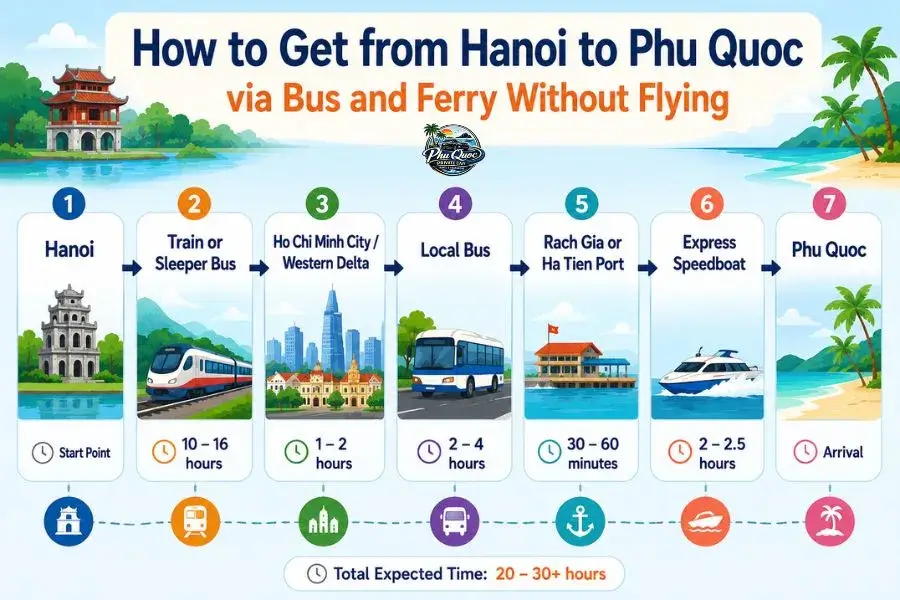 How to Get From Hanoi to Phu Quoc - Phu Quoc Private Car