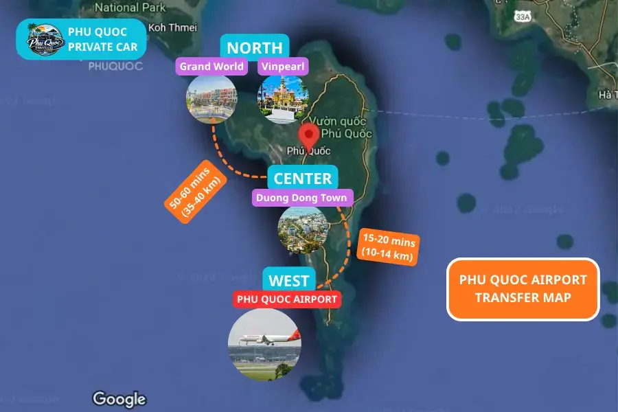 Phu Quoc Island map